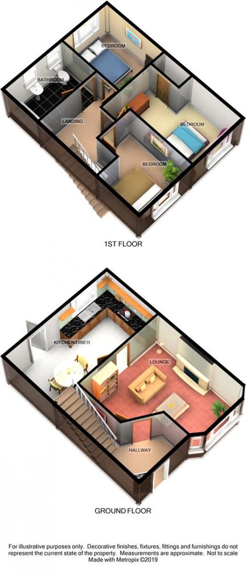 Floorplan for Halton Road, Chadwell St.Mary