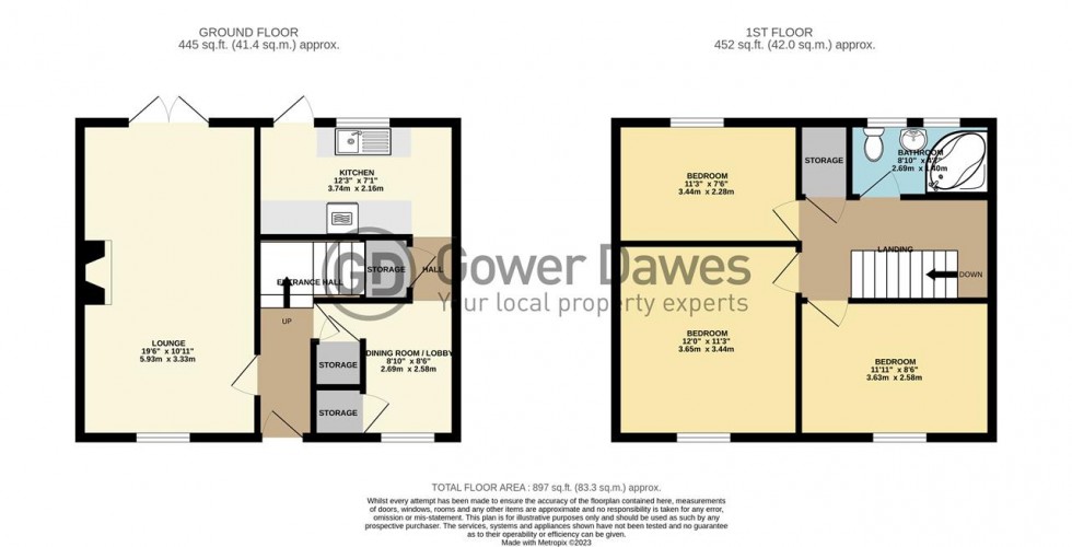 Floorplan for Newton Road, Tilbury