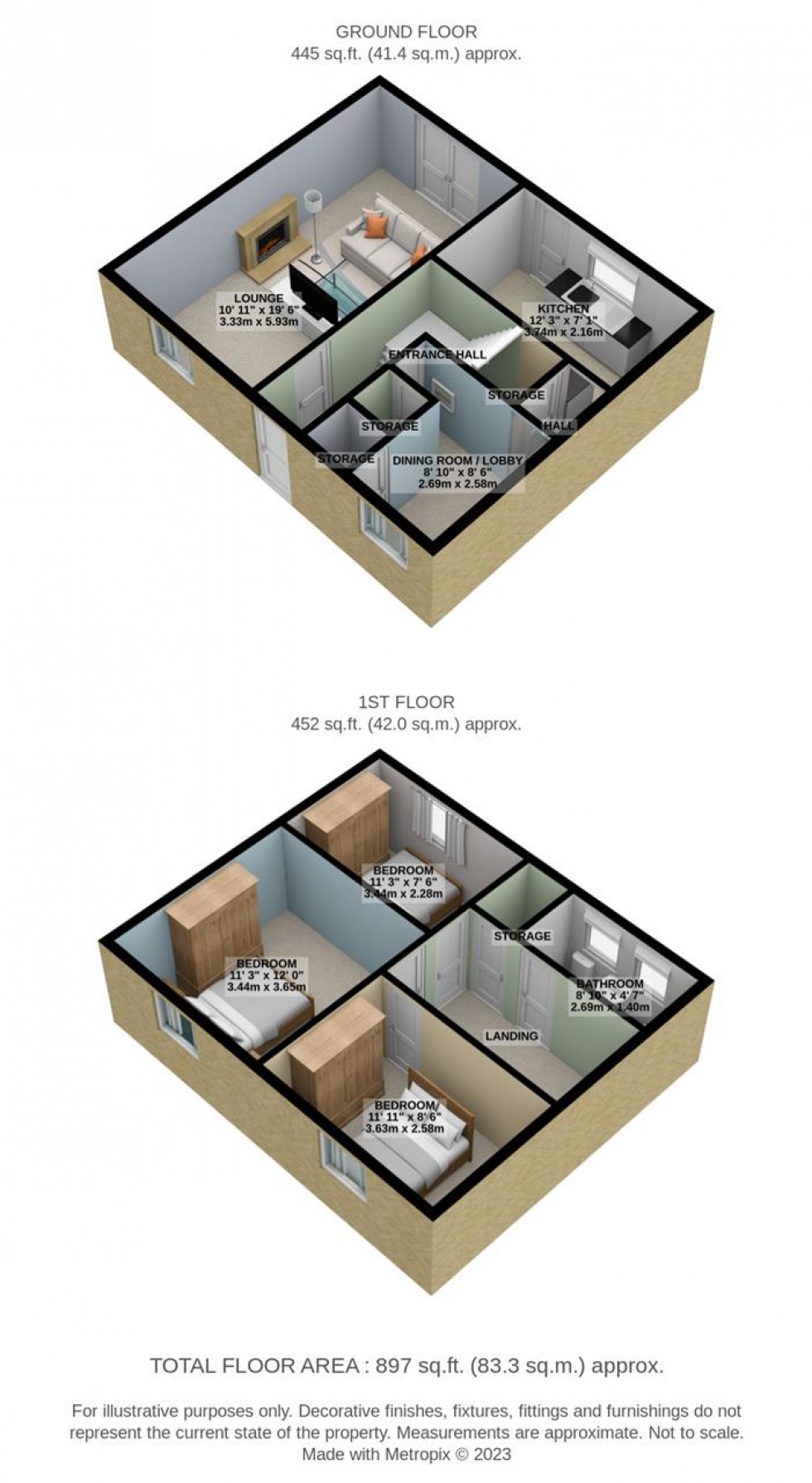 Floorplan for Newton Road, Tilbury