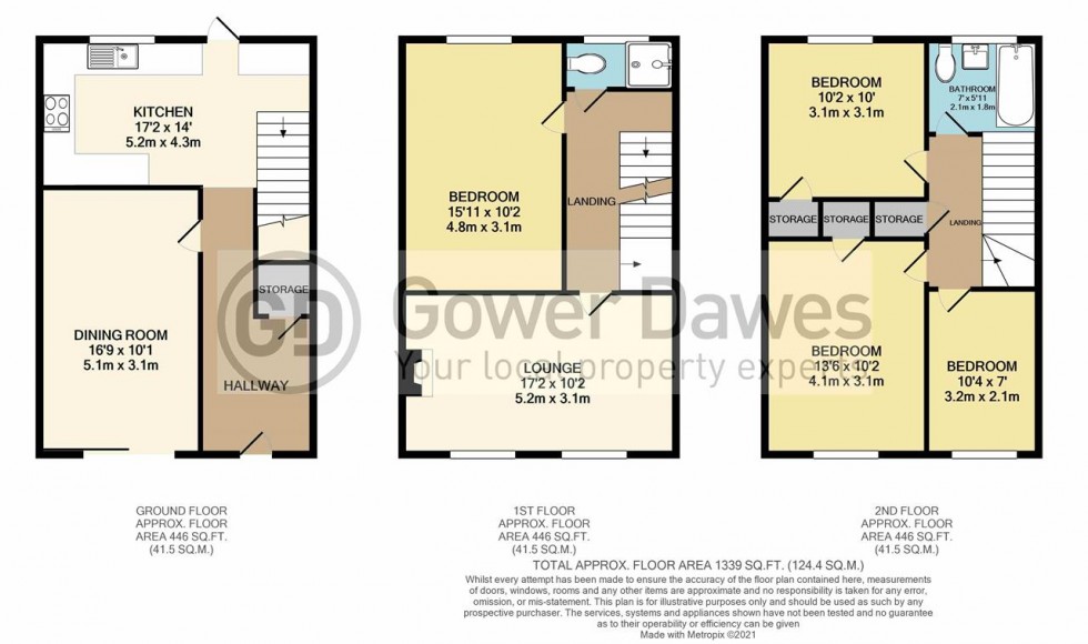 Floorplan for Godman Road, Chadwell St.Mary