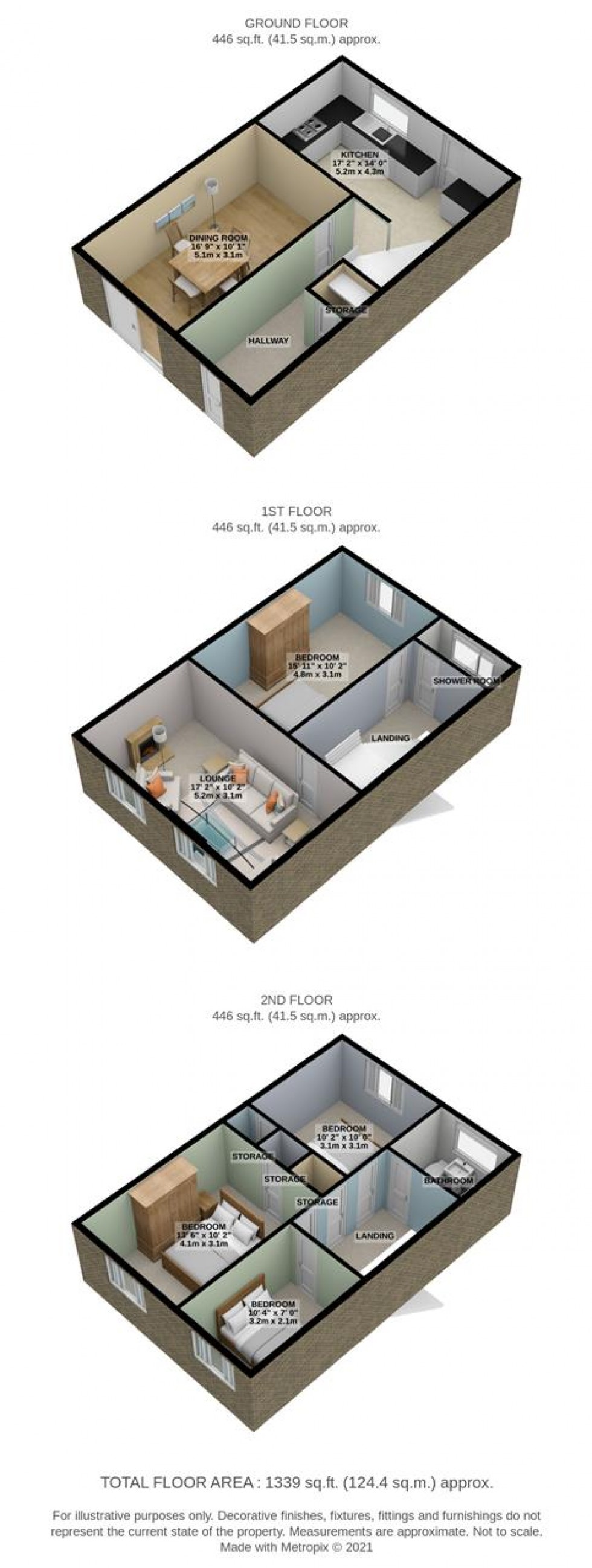 Floorplan for Godman Road, Chadwell St.Mary