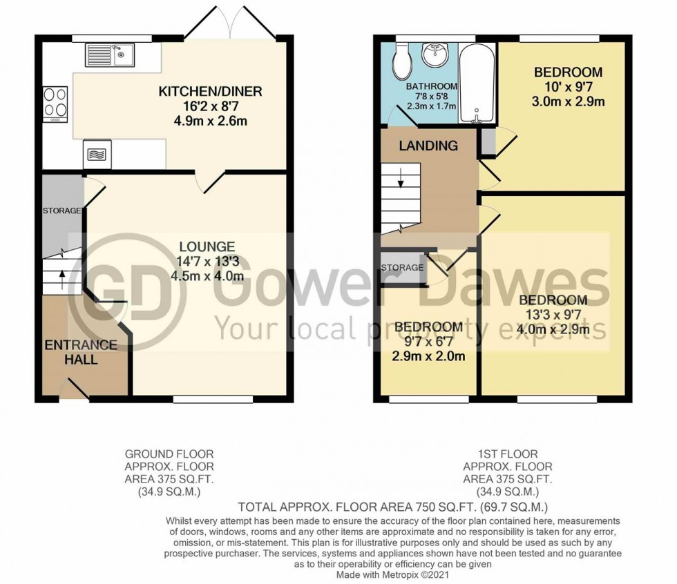 Floorplan for Trent, East Tilbury