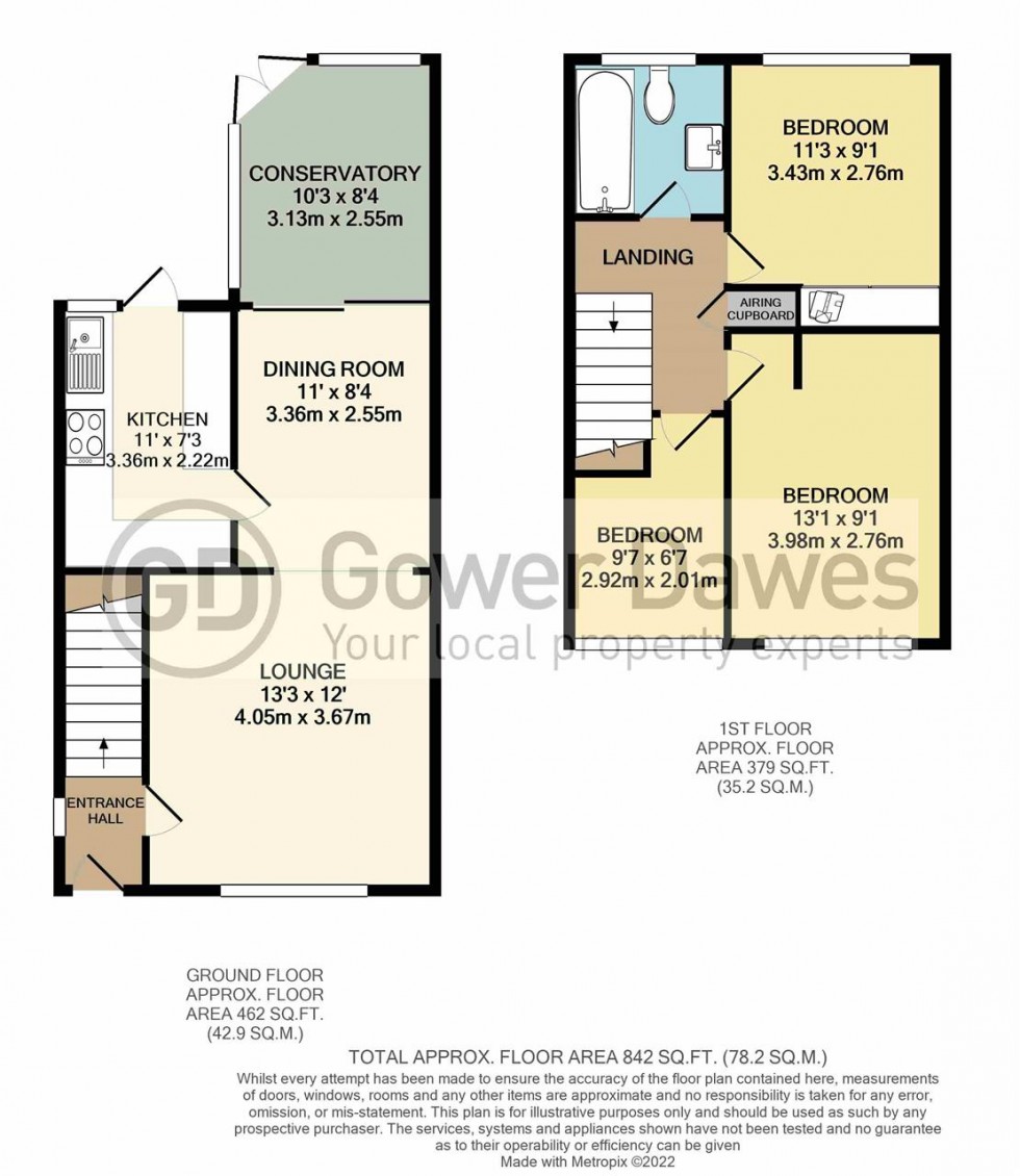 Floorplan for Devereux Road, Chafford Hundred