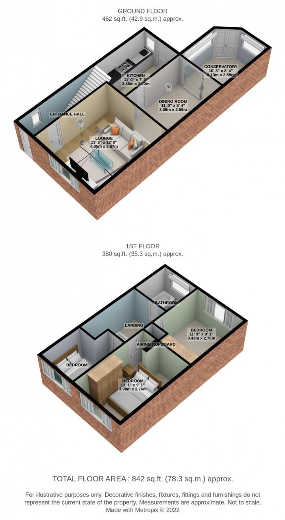 Floorplan for Devereux Road, Chafford Hundred