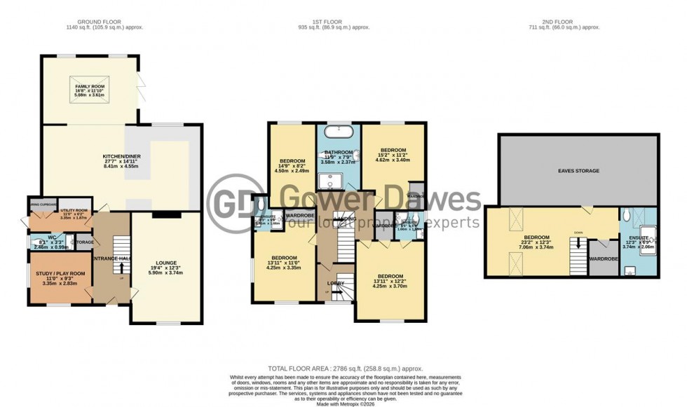 Floorplan for Oxford Road, Stanford-Le-Hope