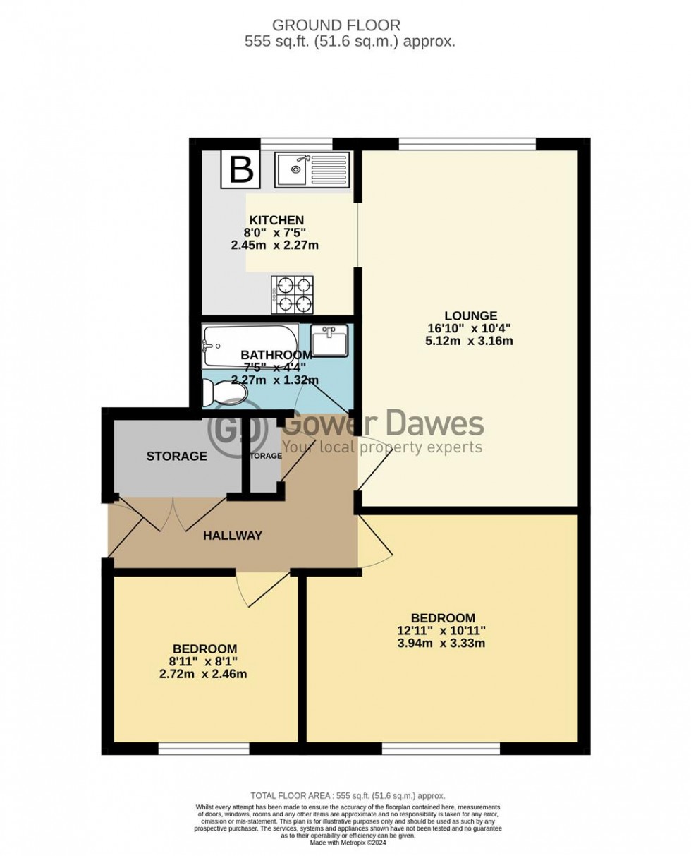 Floorplan for Ashlands Court, Coronation Avenue, East Tilbury