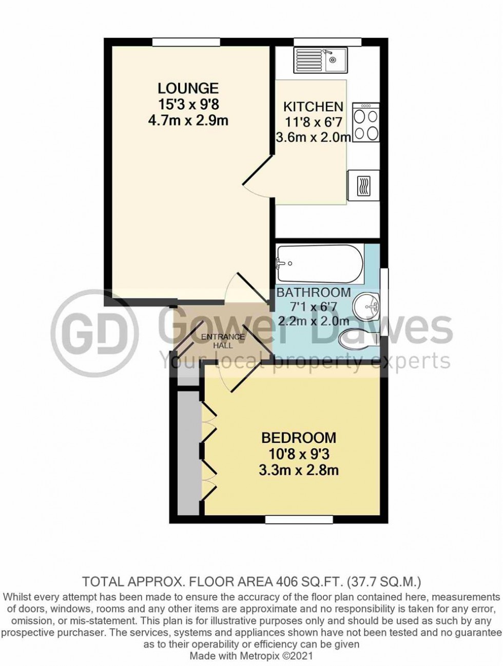 Floorplan for Priestley Court, Palmers Drive, Grays