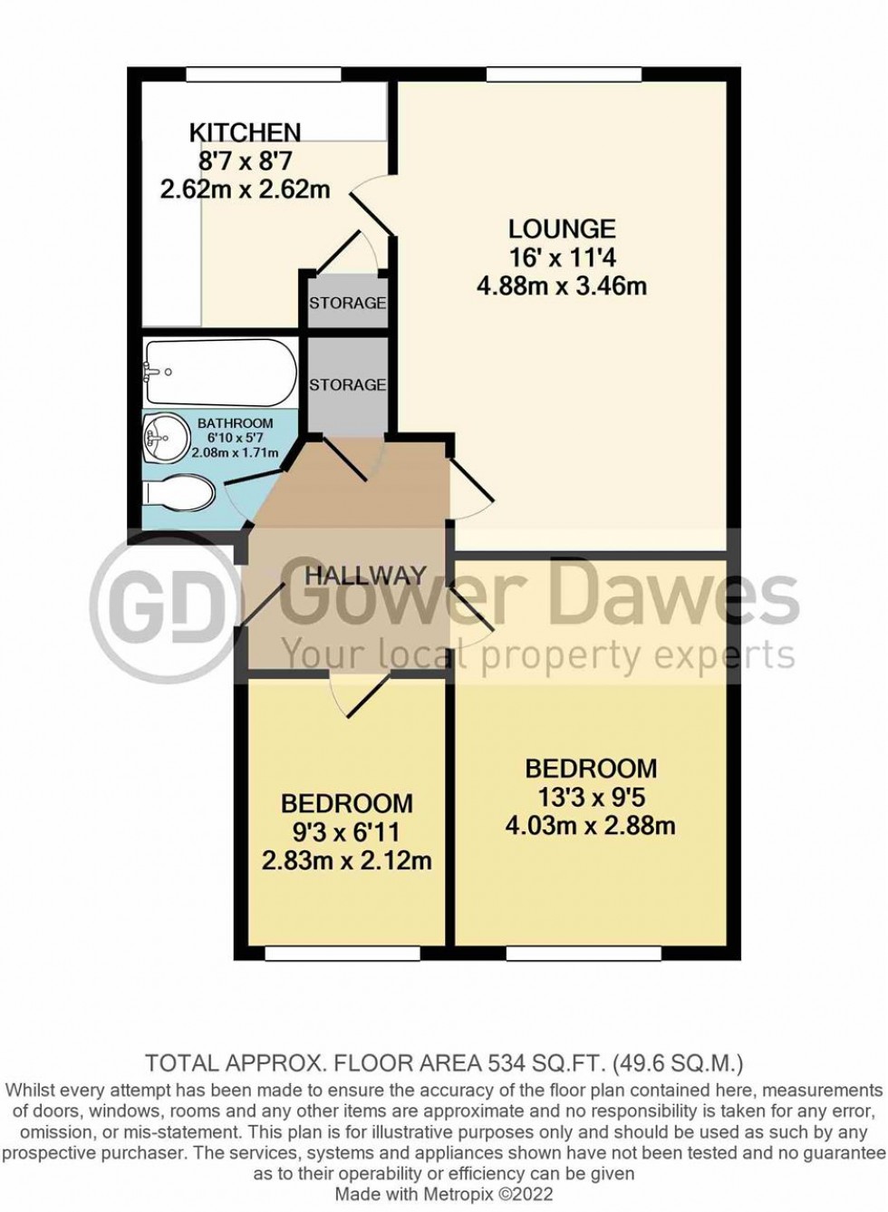 Floorplan for Queen Mary Court, East Tilbury