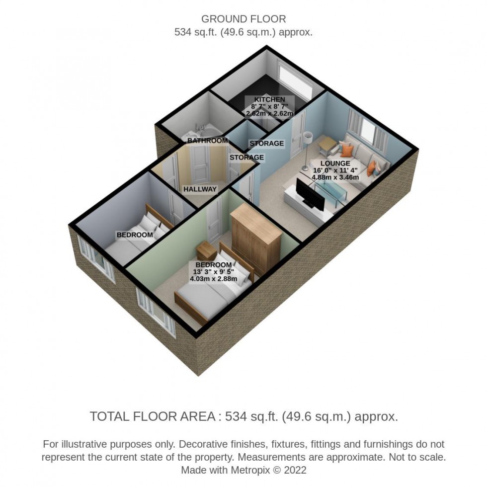 Floorplan for Queen Mary Court, East Tilbury