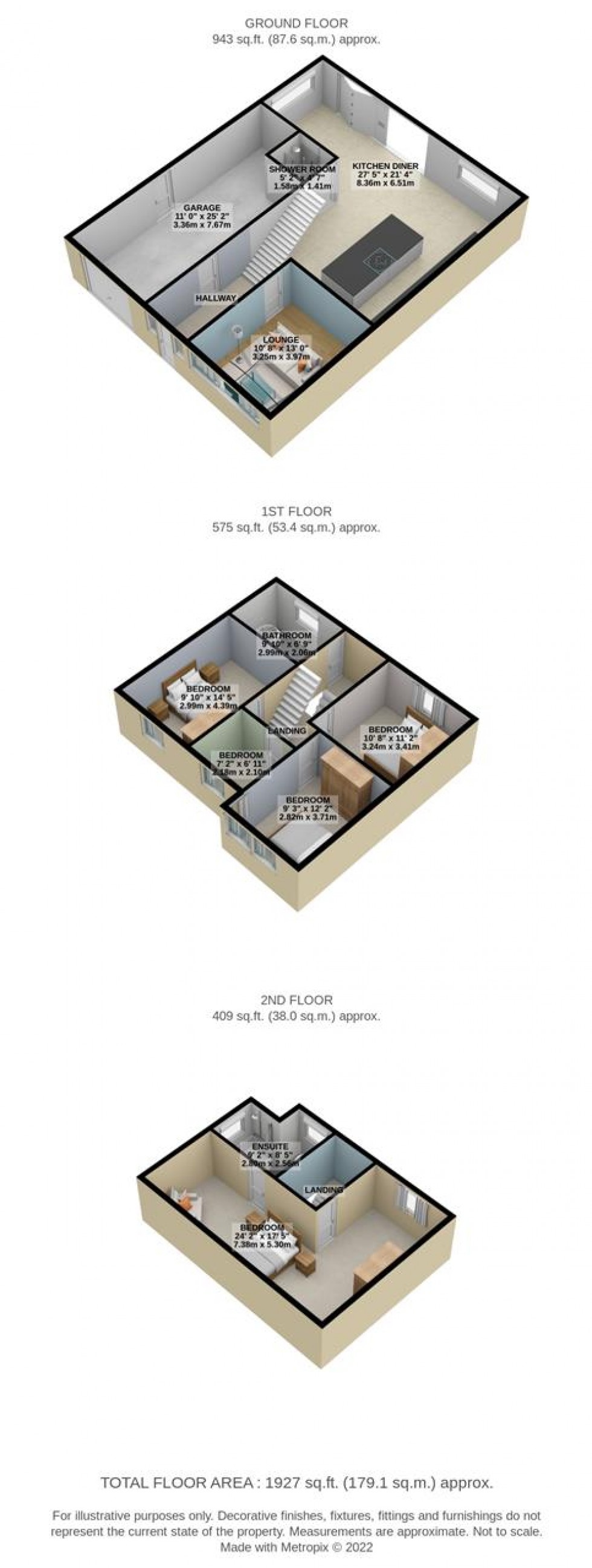 Floorplan for Palmerston Road, Grays