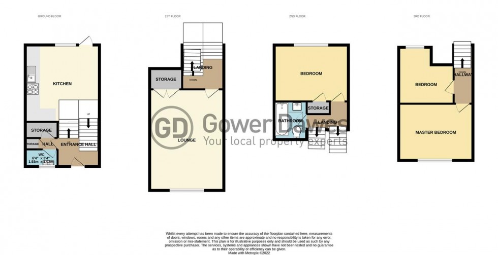Floorplan for Aluric Close, Chadwell St.Mary