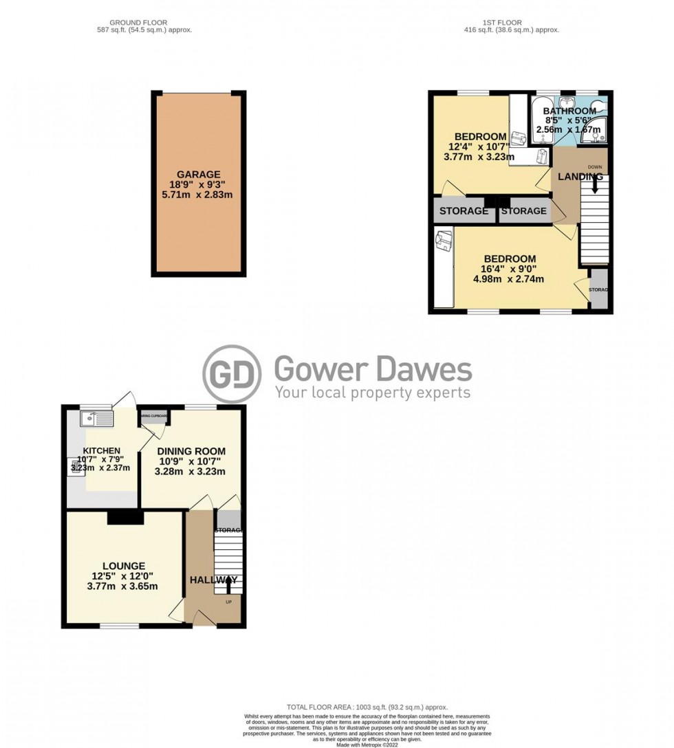 Floorplan for Godman Road, Chadwell St.Mary