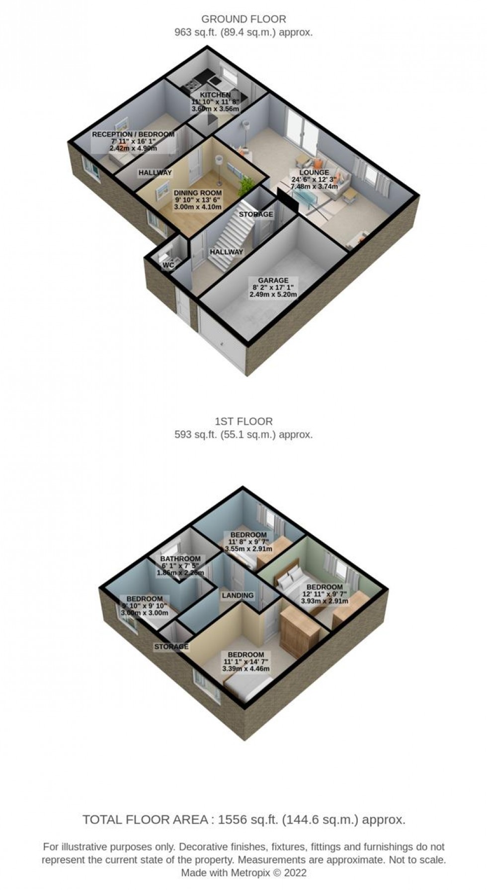 Floorplan for Coronation Avenue, East Tilbury