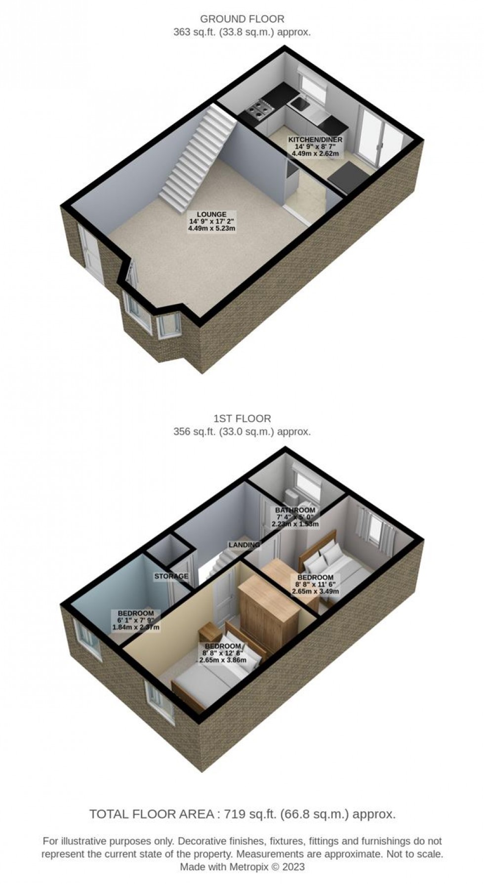 Floorplan for Parker Avenue, Tilbury