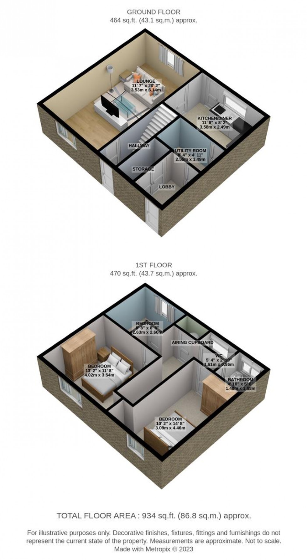 Floorplan for St Patricks Place, Chadwell St.Mary