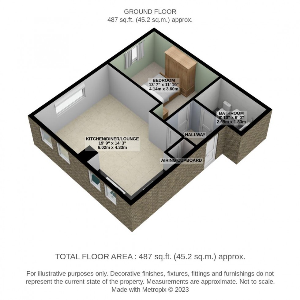 Floorplan for River View, Chadwell St.Mary