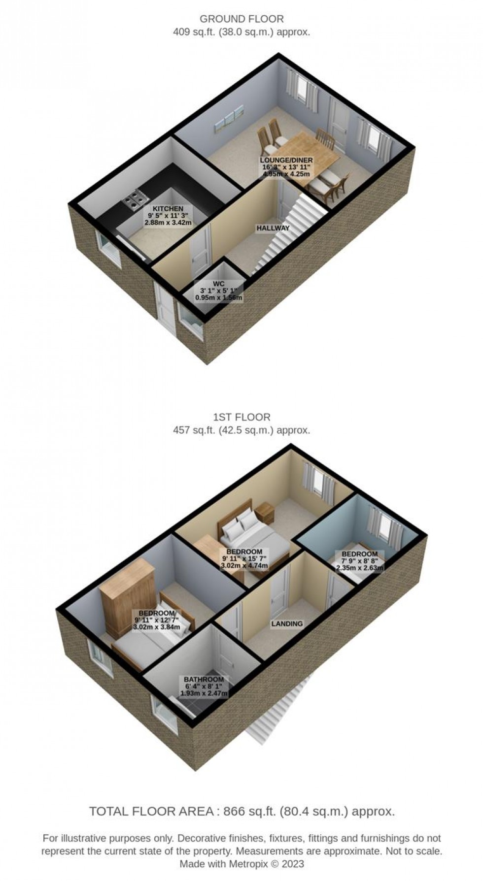 Floorplan for Seabrooke Rise, Grays