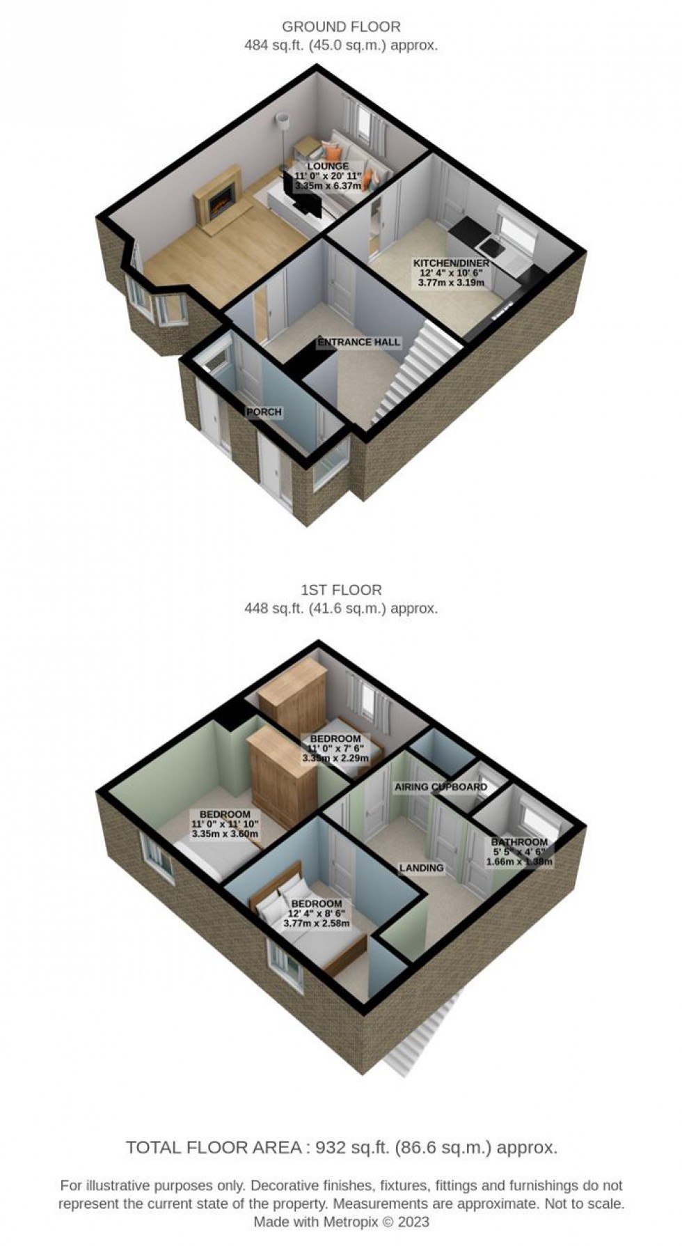 Floorplan for Waterson Road, Chadwell St.Mary
