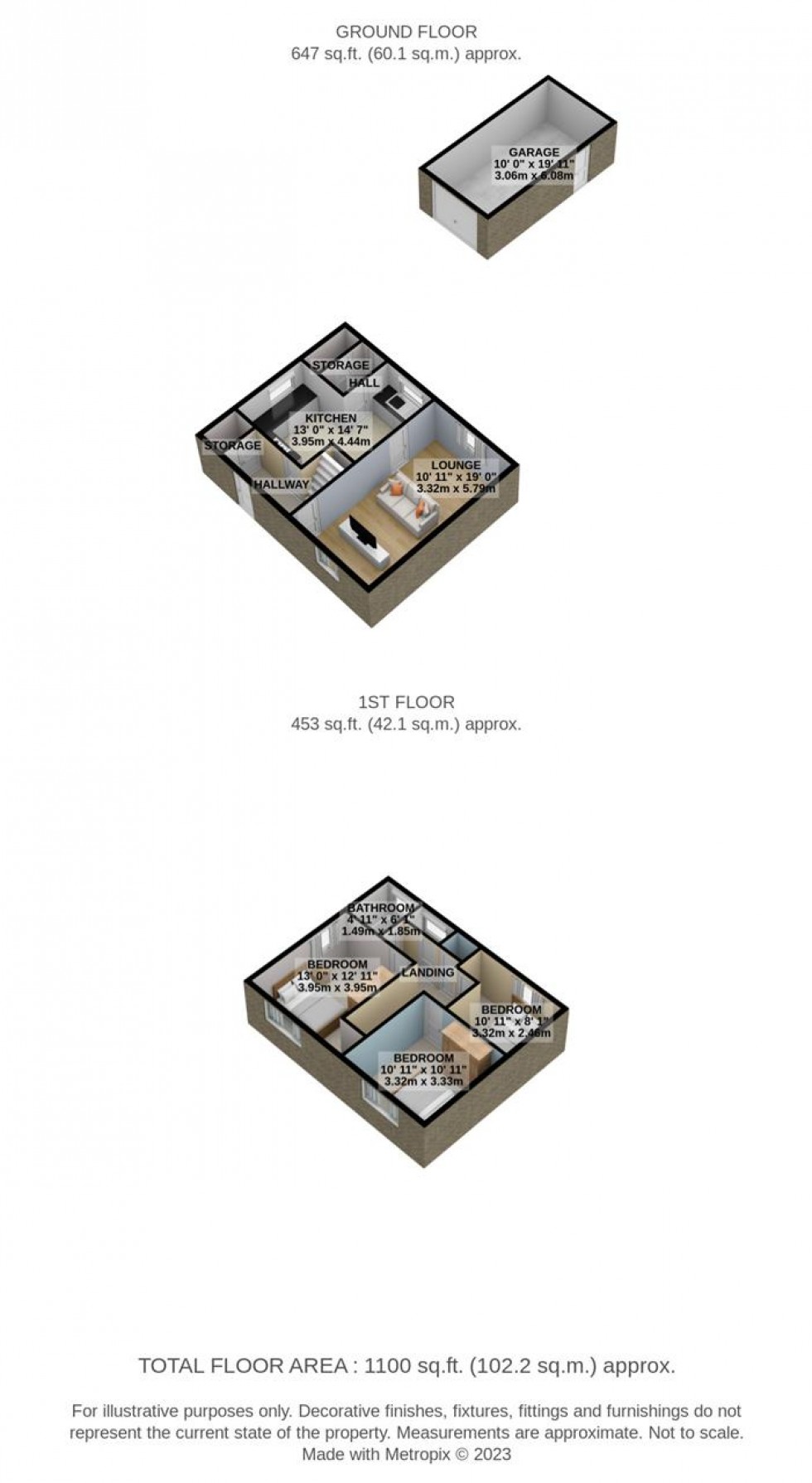 Floorplan for Claudian Way, Chadwell St.Mary