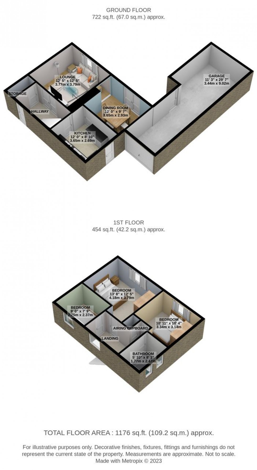 Floorplan for Heath Road, Orsett Heath