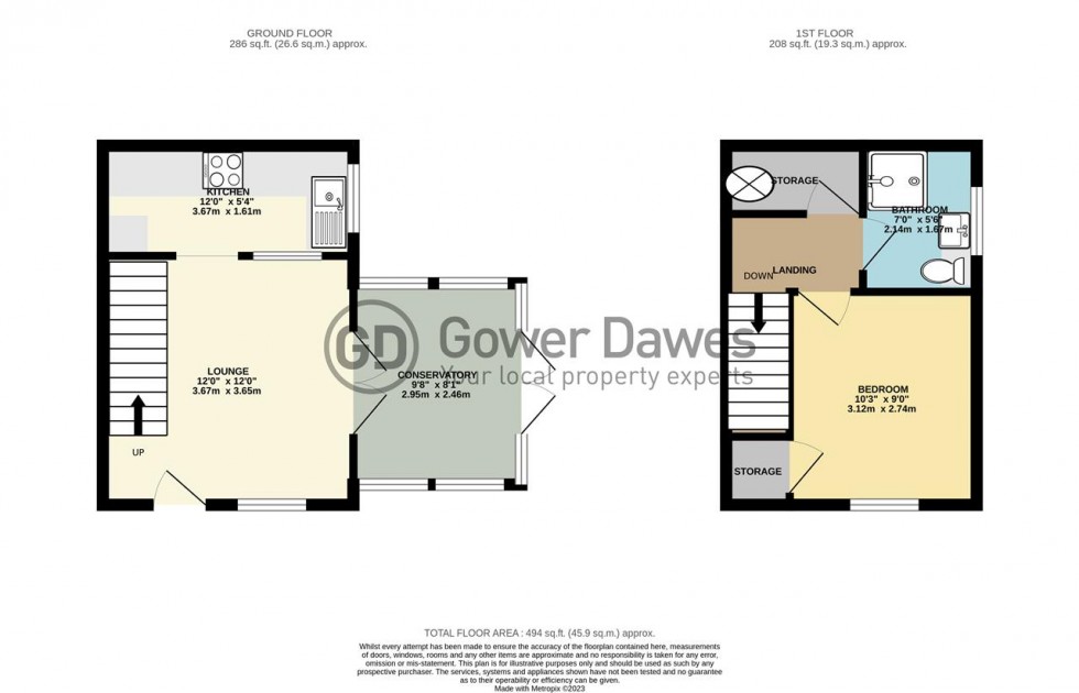 Floorplan for Duarte Place, Chafford Hundred