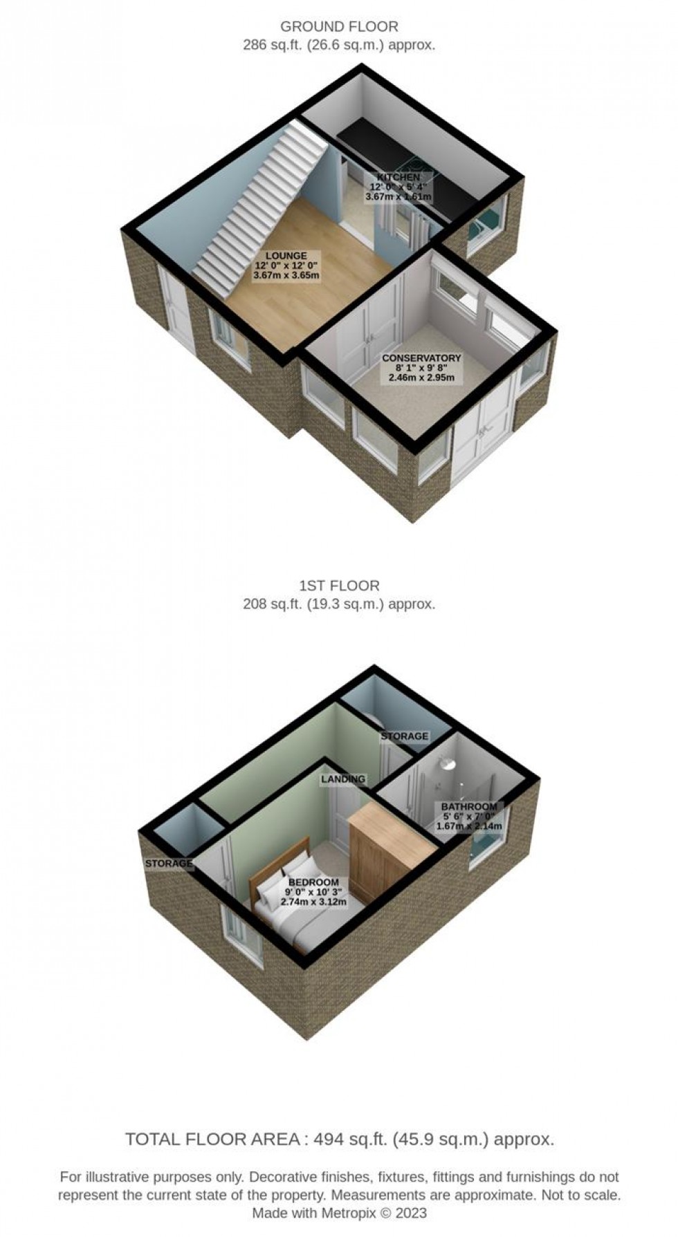 Floorplan for Duarte Place, Chafford Hundred