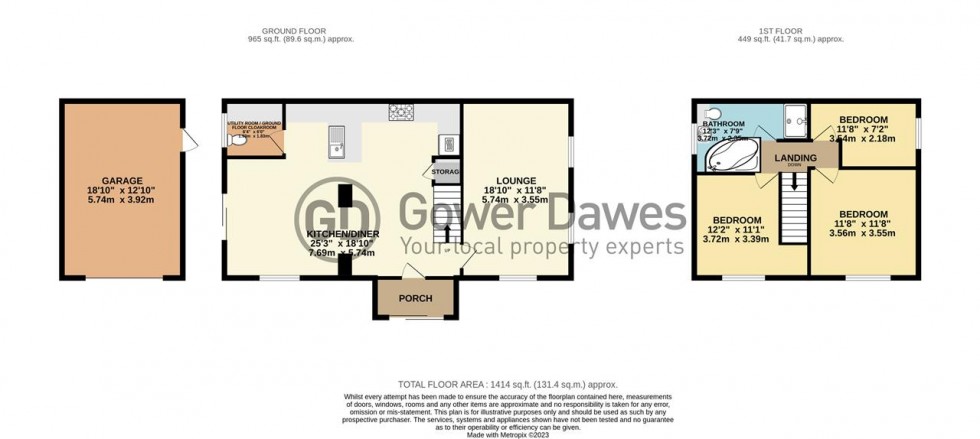 Floorplan for Wokindon Road, Chadwell St.Mary