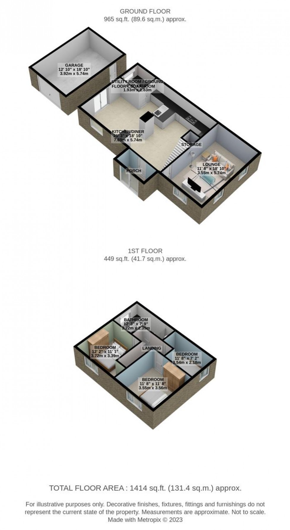 Floorplan for Wokindon Road, Chadwell St.Mary