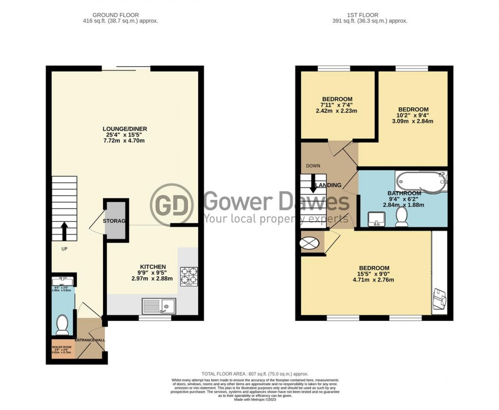 Floorplan for South Road, South Ockendon