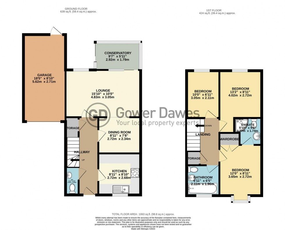 Floorplan for Hogg Lane, Chafford Hundred