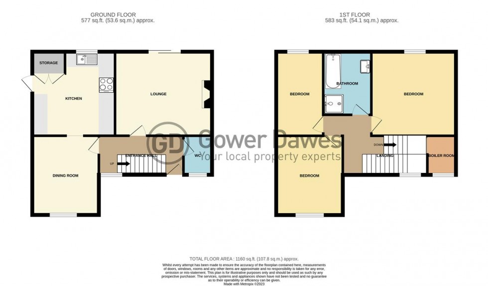 Floorplan for Burnside Road, Dagenham