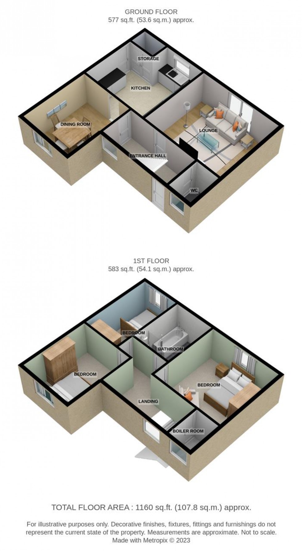 Floorplan for Burnside Road, Dagenham