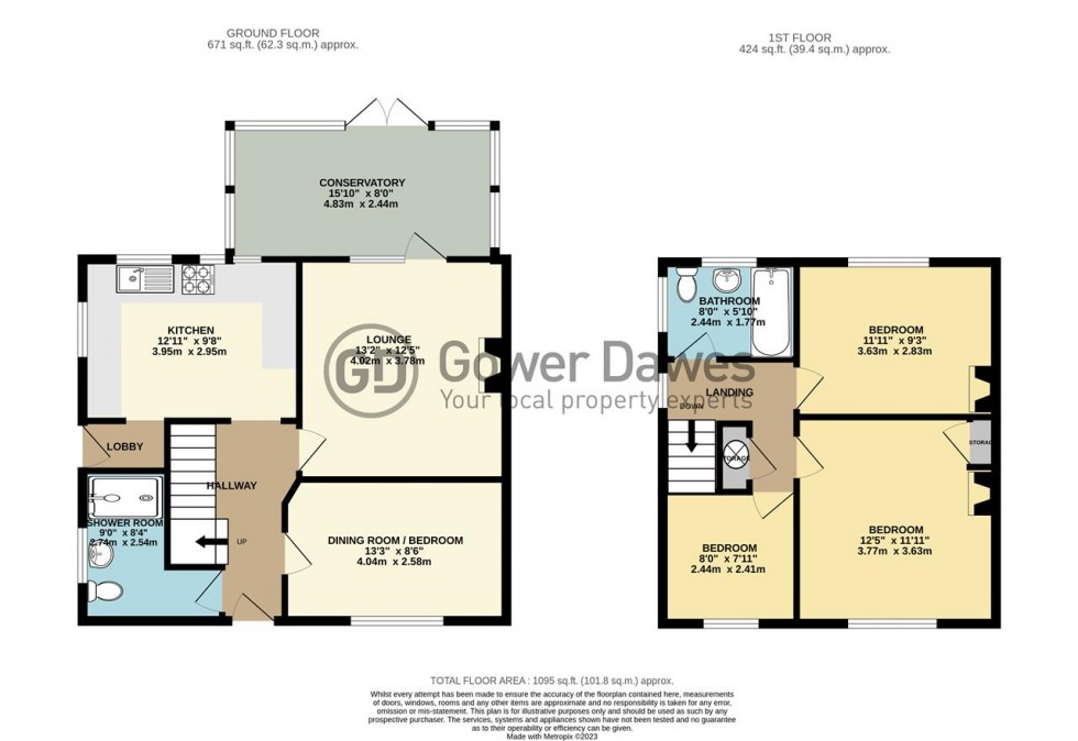 Floorplan for Lytton Road, Chadwell St.Mary