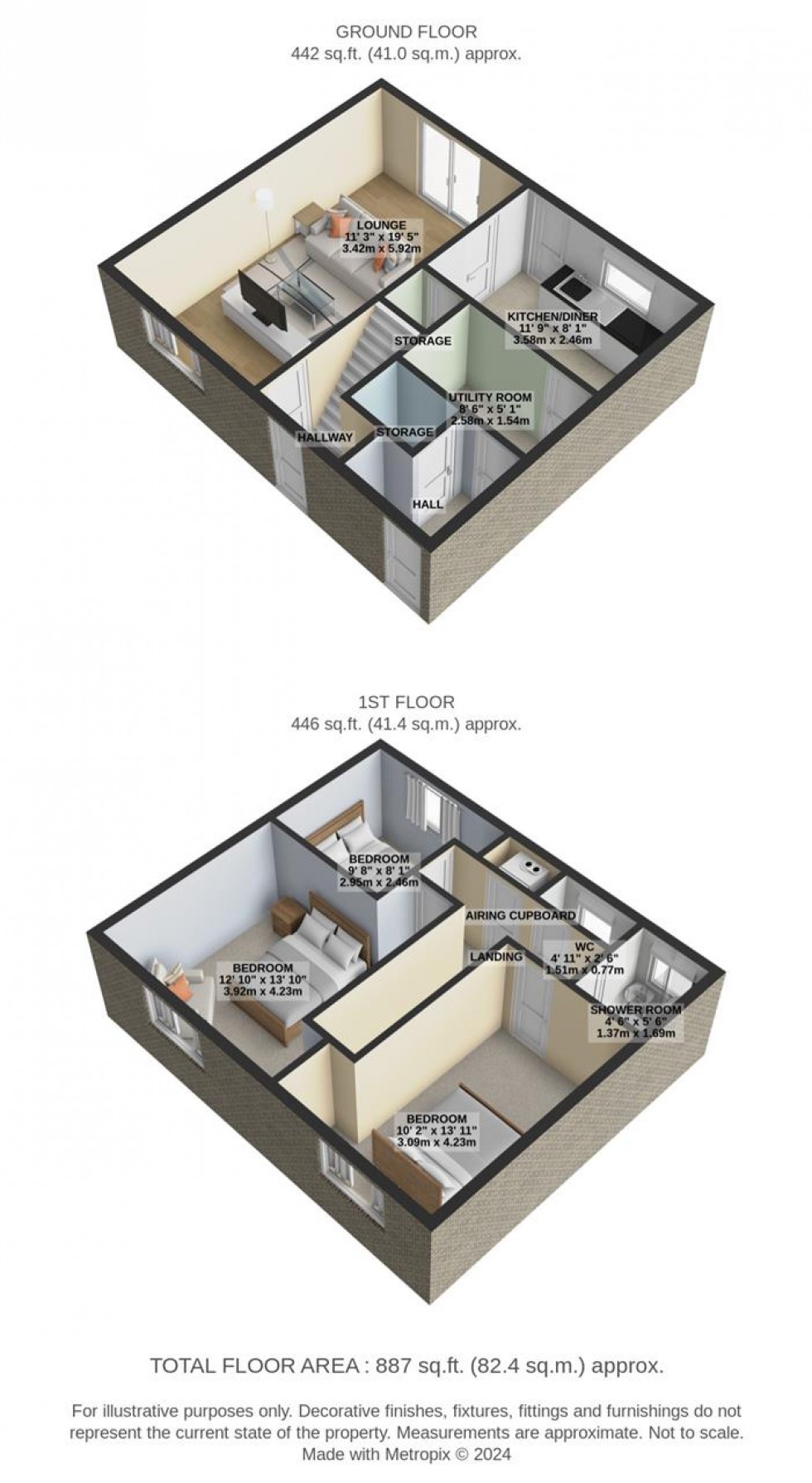 Floorplan for Claudian Way, Grays