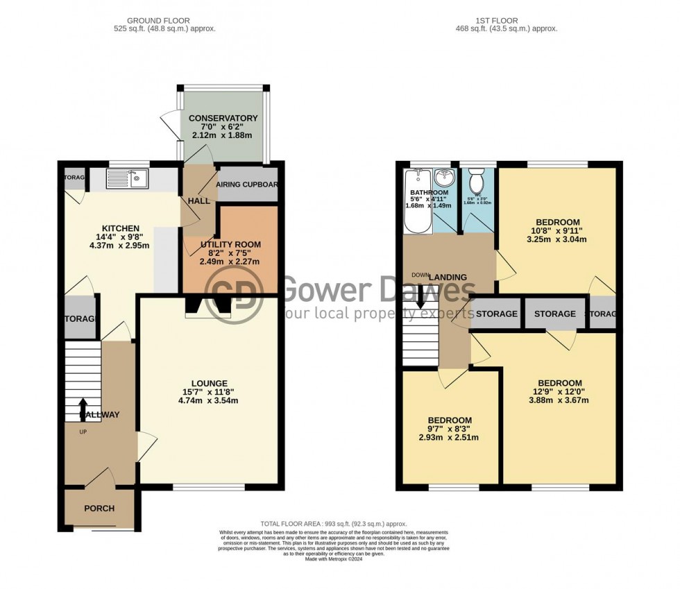 Floorplan for Northwood, Chadwell St.Mary