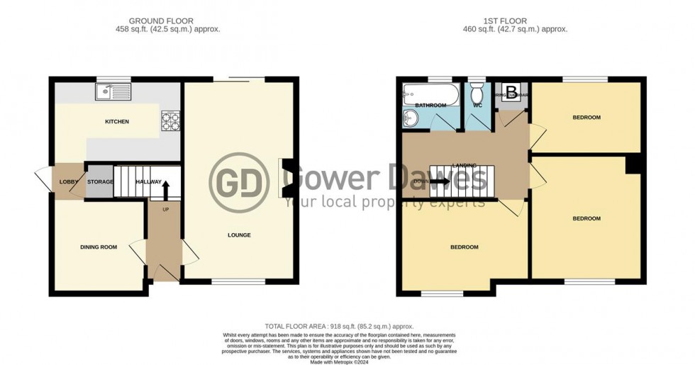 Floorplan for Hyder Road, Chadwell St.Mary