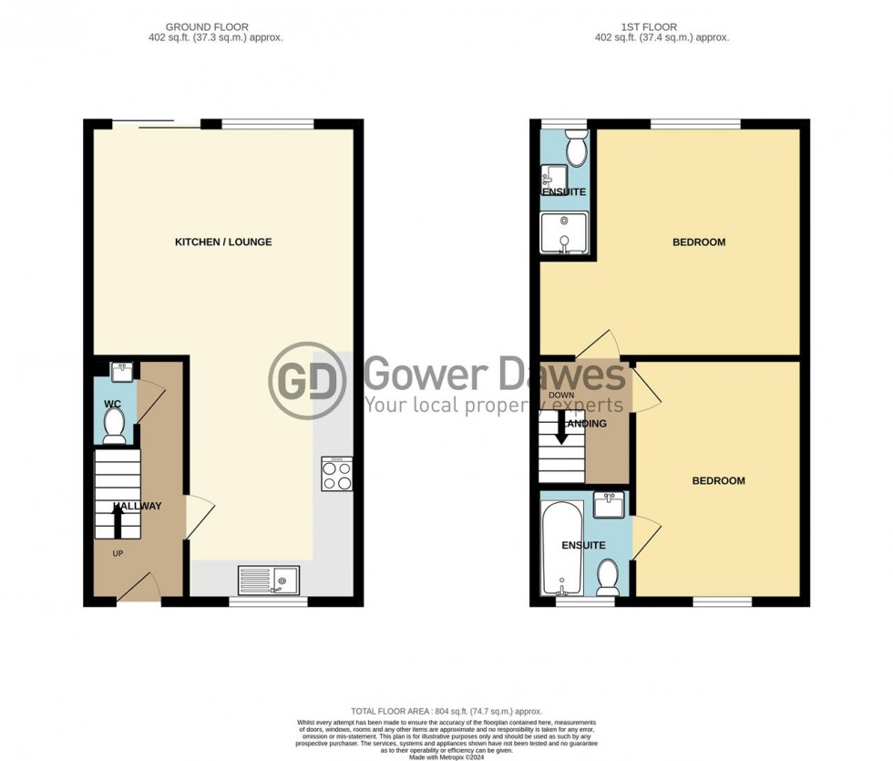 Floorplan for Corran Way, South Ockendon