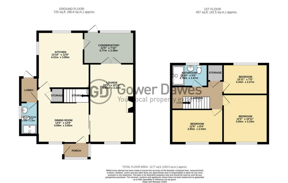 Floorplan for Newton Road, Tilbury