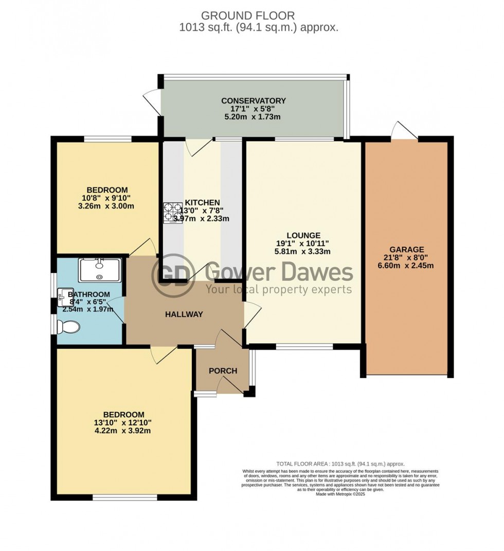 Floorplan for Orsett Heath Crescent, Orsett Heath