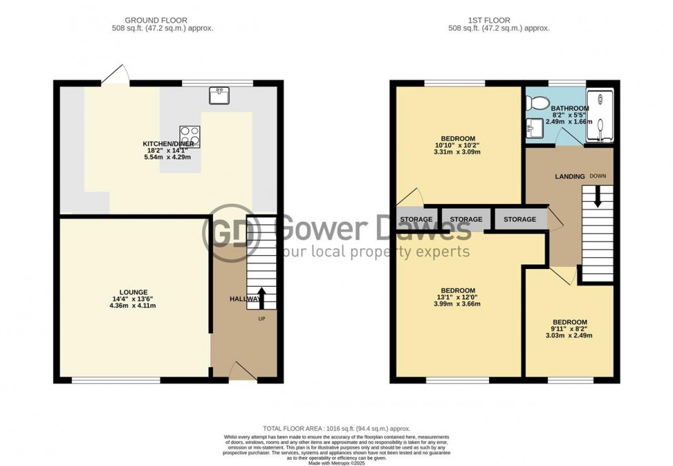 Floorplan for Northwood, Chadwell St.Mary