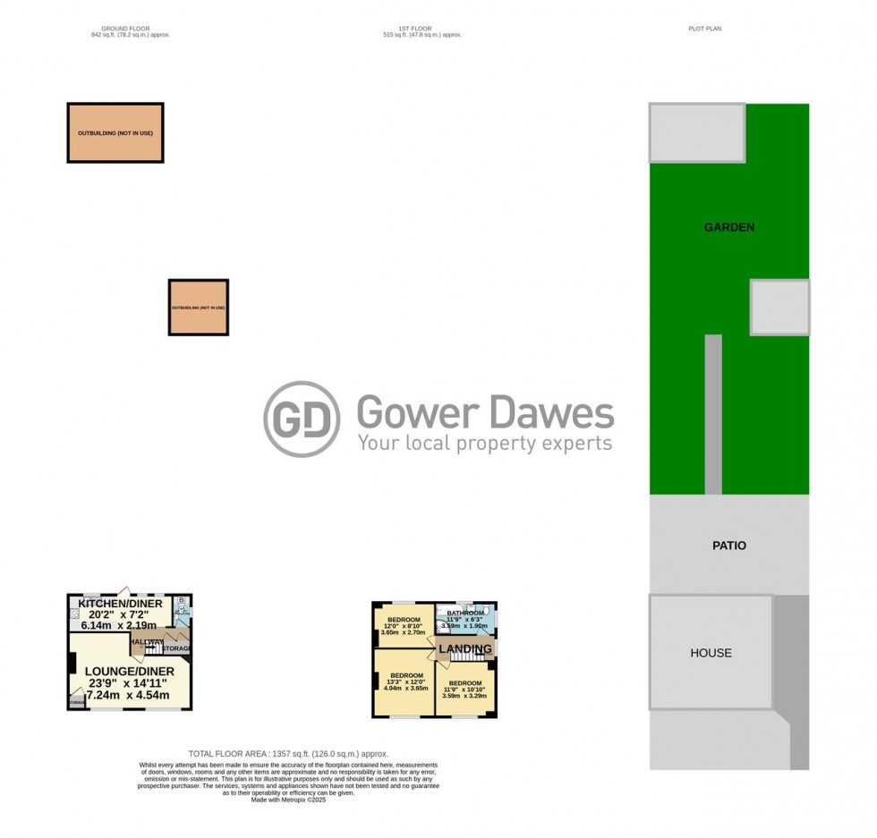 Floorplan for Ruskin Road, Chadwell St.Mary