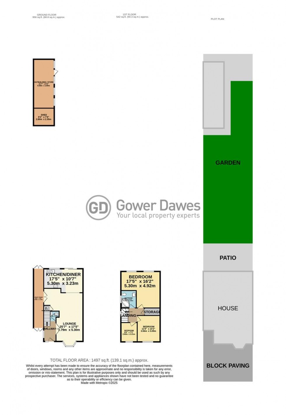 Floorplan for Derham Gardens, Upminster, Upminster