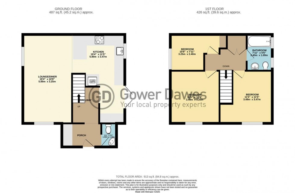 Floorplan for Sabina Road, Chadwell St.Mary