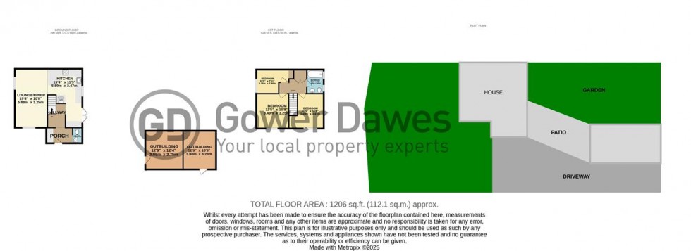 Floorplan for Sabina Road, Chadwell St.Mary