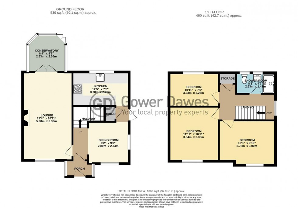 Floorplan for Morant Road, Chadwell St.Mary