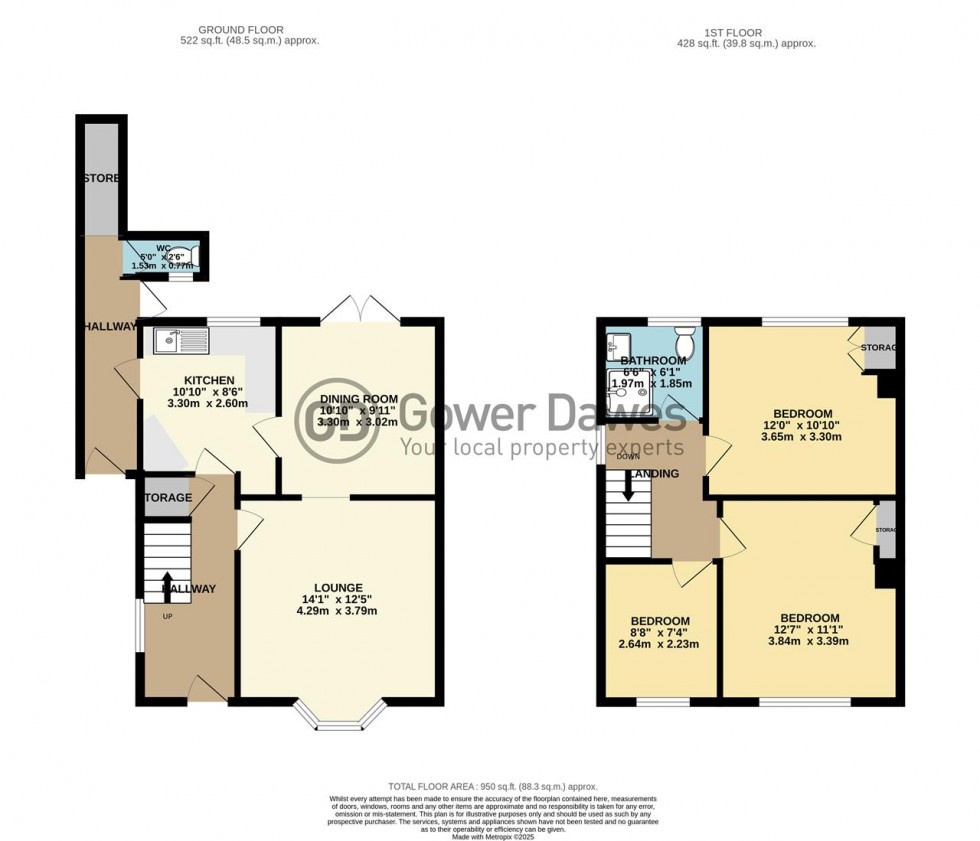 Floorplan for South Road, South Ockendon