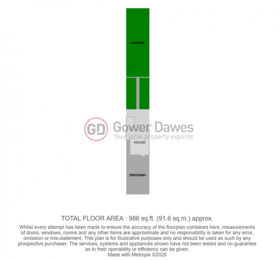 Floorplan for South Road, South Ockendon