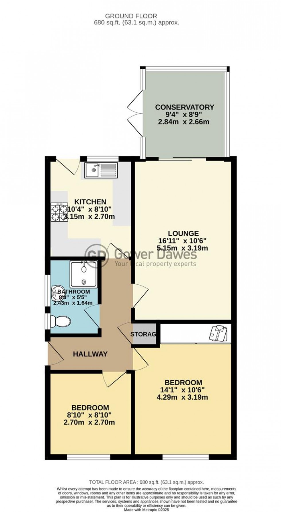 Floorplan for Greyhound Lane, Orsett Heath