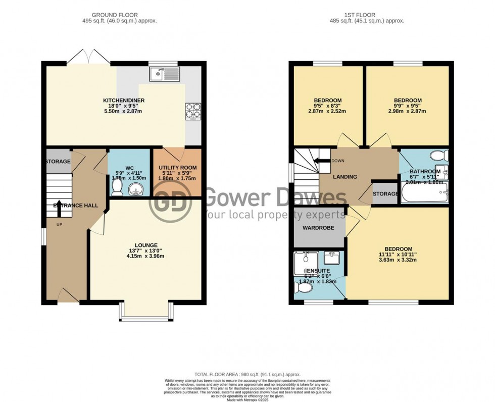 Floorplan for Shearwater Avenue, East Tilbury