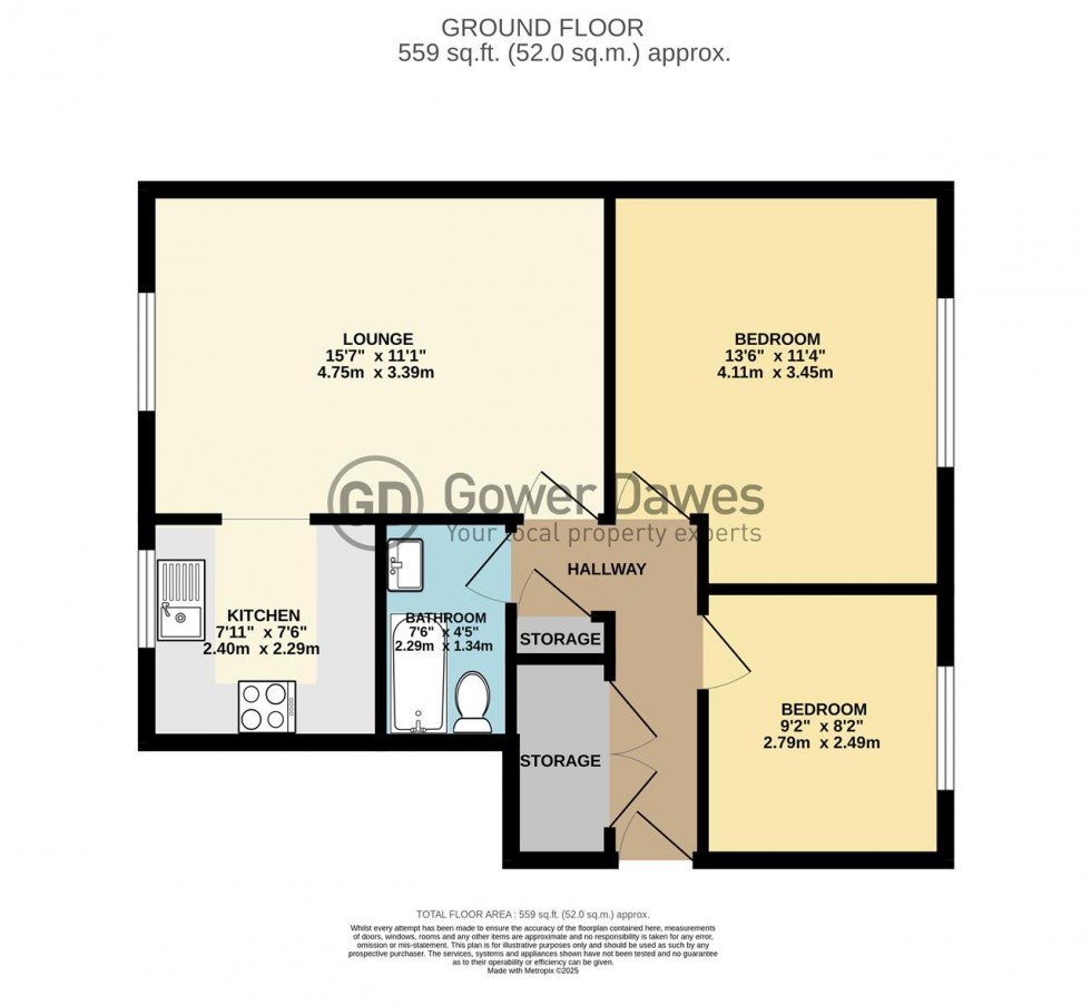 Floorplan for Coronation Avenue, East Tilbury
